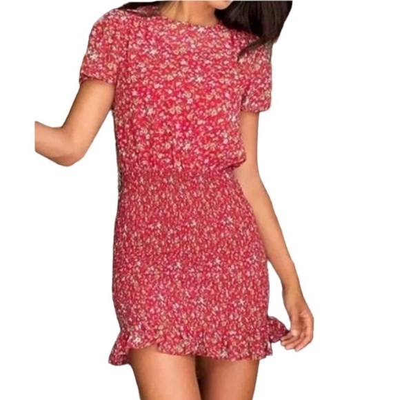 Urban Outfitters Shirred Skirt Mini Dress - Picture 1 of 12